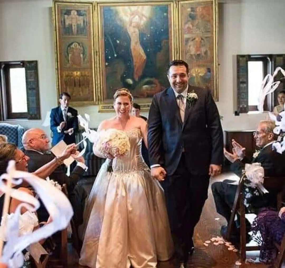 A wedding at Vassar College Alumnae House